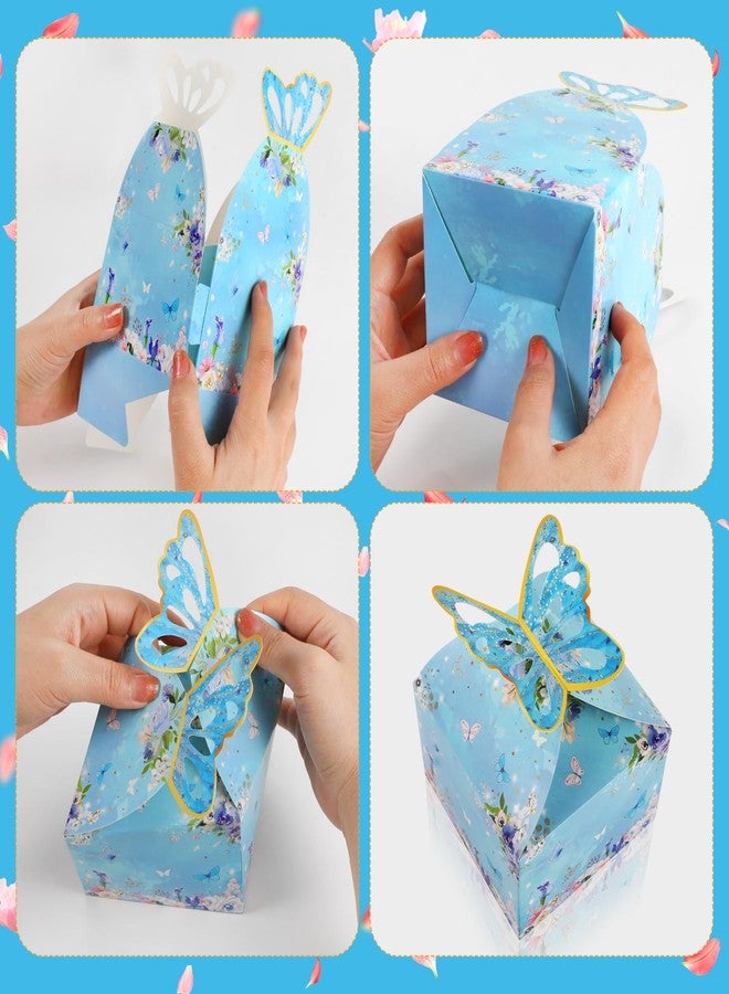 HOWAF 12 PCS Butterfly Party Favor Treat Boxes,Spring 3D Butterfly Candy Boxes Floral Butterfly Goodie Boxes for Spring Birthday Baby Shower Party Decor Supplies - Image 4